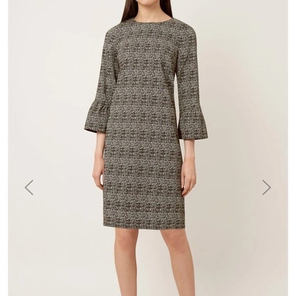 Hobbs London Houndstooth professional dress - Picture 1 of 5
